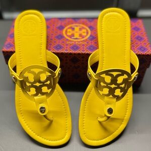 Tory Burch Yellow Sandals